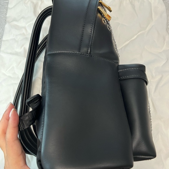 Versace Medusa Black Leather Backpack - Picture 9 of 14